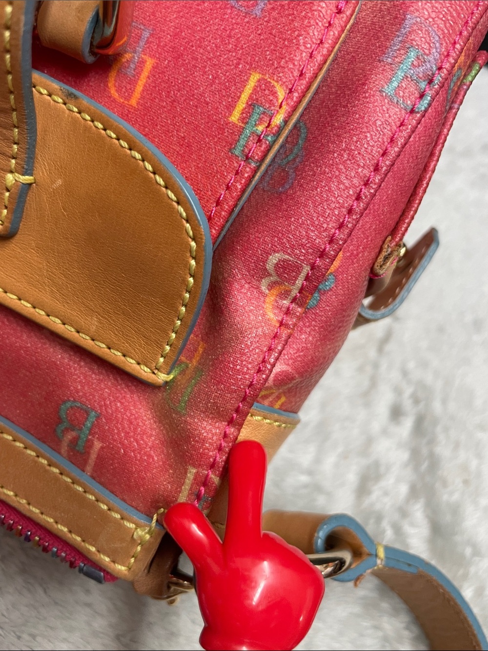 Vintage Dooney & Bourke Rainbow Baguette - Picture 17 of 17